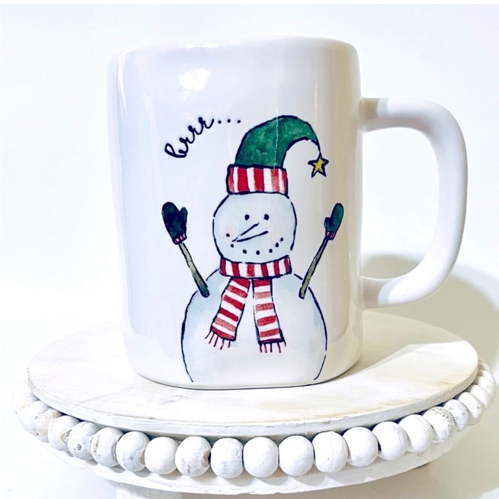 Rae Dunn Christmas “brrrrr” Snowman ⛄️ Mug
